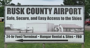 Ruck County Airport Sign