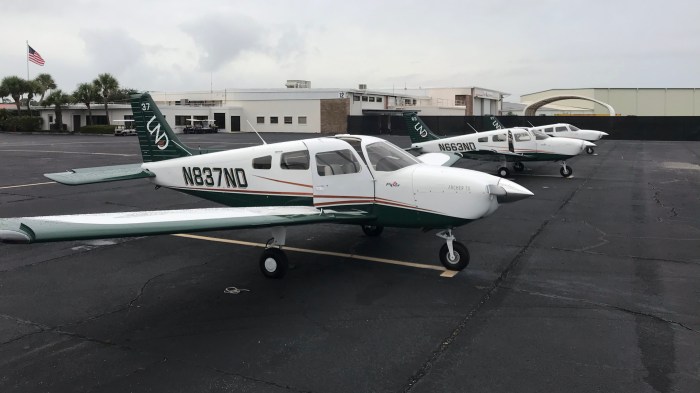 Flight of Three from Piper Aircraft to UND